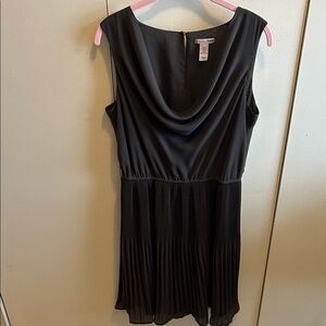 H&M Grey Draped Mini Dress